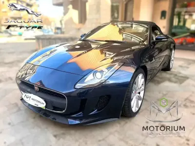 Usata Jaguar F-Type 340 CV (250 kW) 2015 Blu Cabrio