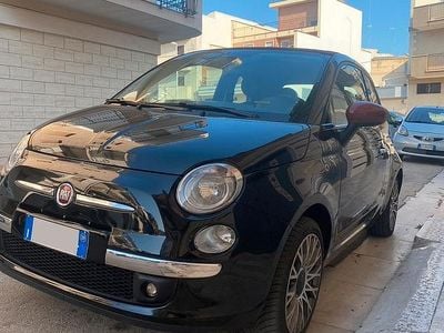 Usado Fiat 500 100 CV (73 kW) 2009 Negro Descapotable