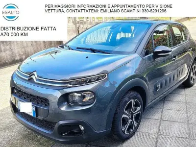 Usata Citroën C3 Shine 110 CV (80 kW) 2017 Grigio Berlina