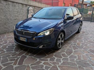 Usata Peugeot 308 GT-line 131 CV (96 kW) 2015 Blu Berlina