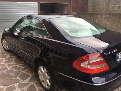 Usata Mercedes CLK270 Elegance 170 CV (125 kW) 2005 Blu/azzurro Coupé