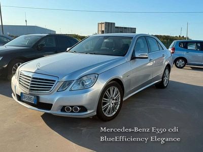 Usata Mercedes E350 Elegance 231 CV (169 kW) 2009 Argento Berlina