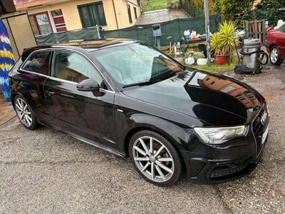Usata Audi A3 S-Line 110 CV (80 kW) 2015 Nero Berlina