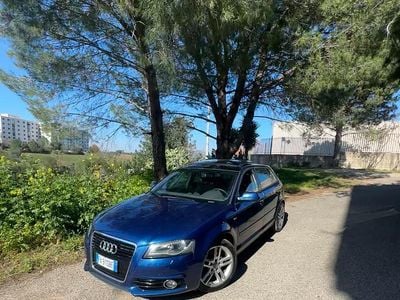 Usata Audi A3 S-Line 140 CV (102 kW) 2012 Blu Utilitaria