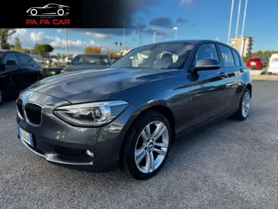 Usata BMW 116 Sport Line 184 CV (135 kW) 2013 Grigio Utilitaria