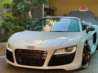 Usata Audi R8 Spyder 525 CV (386 kW) 2011 Bianco Cabrio