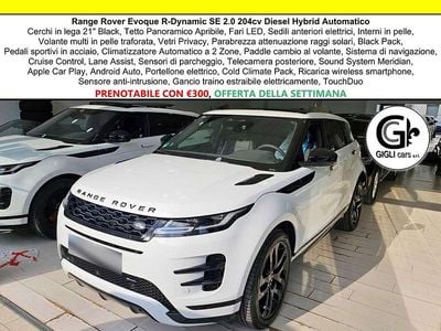 Usata Land Rover Range Rover evoque Black Edition 204 CV (150 kW) 2023 Fuji white SUV