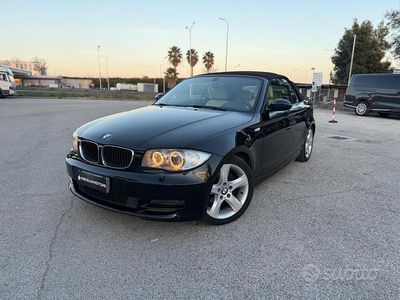 Usata BMW 120 Cabriolet 176 CV (129 kW) 2008 Nero Cabrio