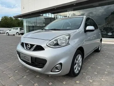 Usata Nissan Micra Acenta 80 CV (58 kW) 2014 Grigio Utilitaria