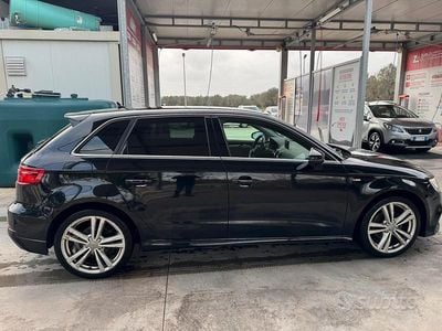 Usata Audi A3 S-Line 116 CV (85 kW) 2019 Nero Berlina