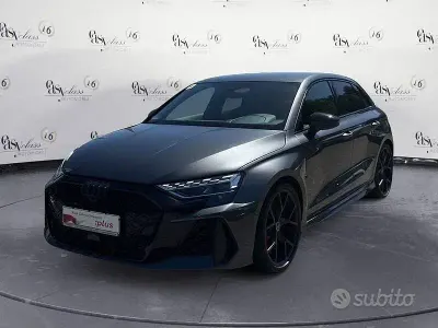 Usata Audi RS3 Ambiente 400 CV (294 kW) 2025 Grigio Berlina