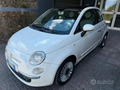 Usata Fiat 500 Lounge 69 CV (50 kW) 2011 Bianco Berlina