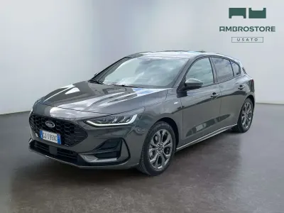 Usata Ford Focus ST-Line 125 CV (91 kW) 2022 Magnetic grey Berlina