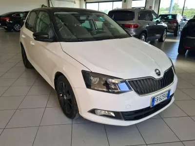 Usata Skoda Fabia Ambition 90 CV (66 kW) 2015 Bianco Berlina