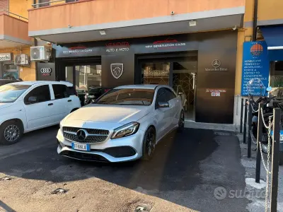 Usata Mercedes A180 Premium 109 CV (80 kW) 2016 Grigio Utilitaria