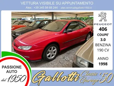 Usata Peugeot 406 Coupe 190 CV (139 kW) 1998 Rosso Coupé