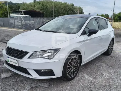 Usata Seat Leon XCELLENCE 131 CV (96 kW) 2019 Bianco Utilitaria