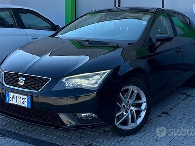Usata Seat Leon Business 105 CV (77 kW) 2014 Nero Berlina