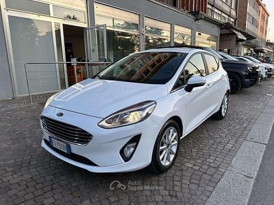 Usata Ford Fiesta Titanium 75 CV (55 kW) 2020 Bianco Utilitaria