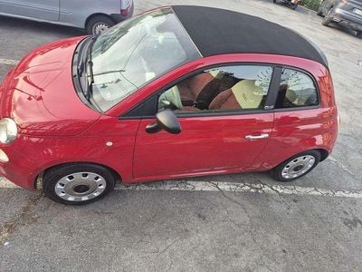 Usata Fiat 500C Pop Star 69 CV (50 kW) 2012 Rosso Cabrio
