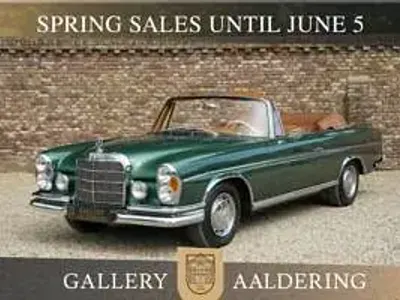 Usata Mercedes 220 SE 120 CV (88 kW) 1964 Verde Cabrio