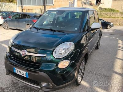 Usata Fiat 500L Trekking 105 CV (77 kW) 2014 Verde Monovolume