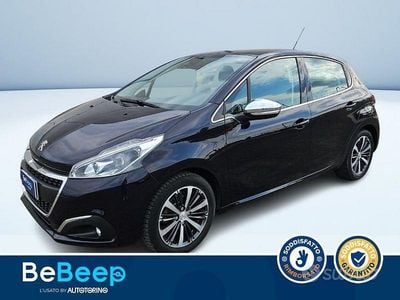 Usata Peugeot 208 Allure 82 CV (60 kW) 2018 Blu metallizzato Utilitaria