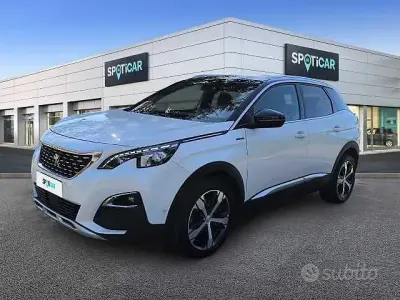 Usata Peugeot 3008 GT-line 120 CV (88 kW) 2017 Bianco SUV