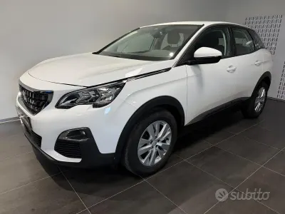 Usata Peugeot 3008 Active 131 CV (96 kW) 2020 Bianco SUV