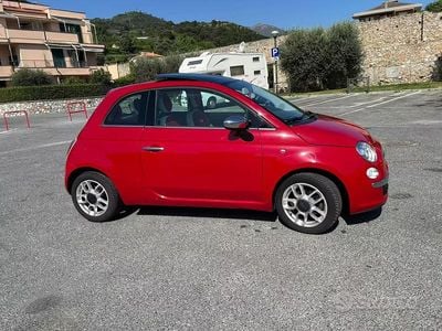 Usata Fiat 500 Sport 100 CV (73 kW) 2009 Rosso Cabrio