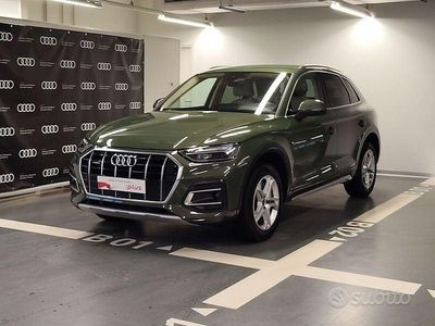 Usata Audi Q5 Advanced Plus 299 CV (219 kW) 2021 Verde district metallizzato SUV