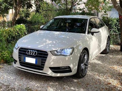 Usata Audi A3 Ambiente 105 CV (77 kW) 2014 Bianco Berlina