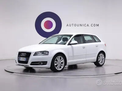 Usata Audi A3 Sportback Ambition 170 CV (125 kW) 2011 Bianco Utilitaria