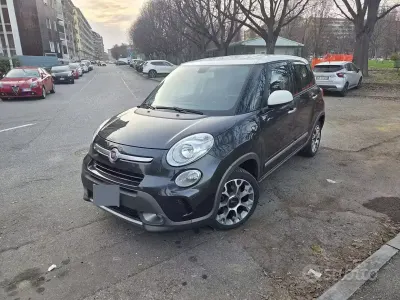 Usata Fiat 500L Trekking 85 CV (62 kW) 2014 Grigio Monovolume