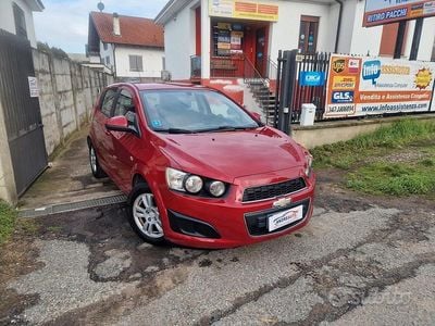Usata Chevrolet Aveo LT 86 CV (63 kW) 2012 Rosso Berlina