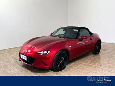 Neu Mazda MX5 Exclusive-Line 132 PS (97 kW) 2025 Rot Cabrio