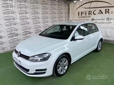 Usata VW Golf VII Highline 105 CV (77 kW) 2014 Bianco Berlina