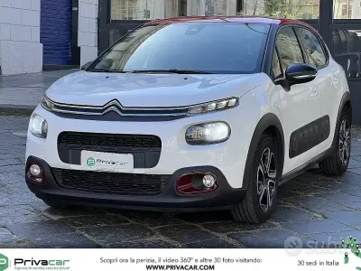 Usata Citroën C3 Shine 99 CV (72 kW) 2017 Bianco Utilitaria