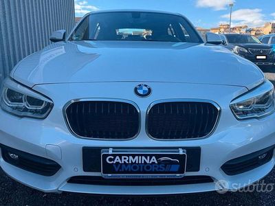 Usata BMW 116 Advantage 116 CV (85 kW) 2018 Bianco Utilitaria