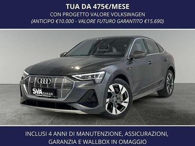 Usata Audi Q8 e-tron S-Line 264 kW (360 CV) 2021 Gray SUV