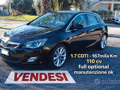 Usata Opel Astra Cosmo 110 CV (80 kW) 2010 Nero Berlina