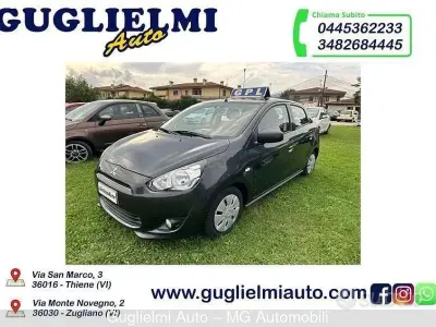 Usata Mitsubishi Space Star Intense 71 CV (52 kW) 2014 Nero Monovolume