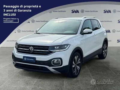 Usata VW T-Cross Advance 110 CV (80 kW) 2023 Bianco SUV