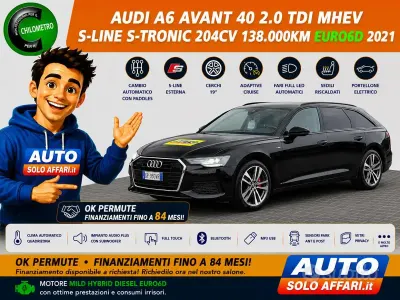 Usata Audi A6 S-Line 204 CV (150 kW) 2021 Nero Station wagon