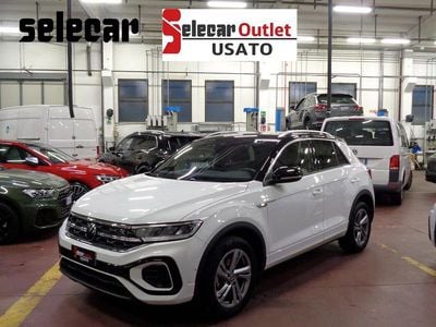 Usata VW T-Roc R-line 116 CV (85 kW) 2023 Bianco/tetto nero SUV
