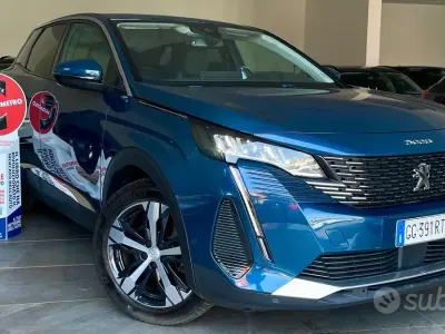 Usata Peugeot 3008 Business-Line 131 CV (96 kW) 2021 Blu/azzurro SUV