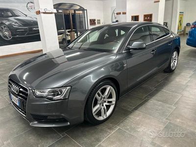 Usata Audi A5 Sportback S-Line 177 CV (130 kW) 2015 Grigio Utilitaria