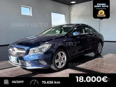 Usata Mercedes CLA180 Executive 109 CV (80 kW) 2017 Blu/azzurro Coupé