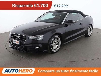 Usata Audi A5 Cabriolet 190 CV (139 kW) 2016 Nero Cabrio