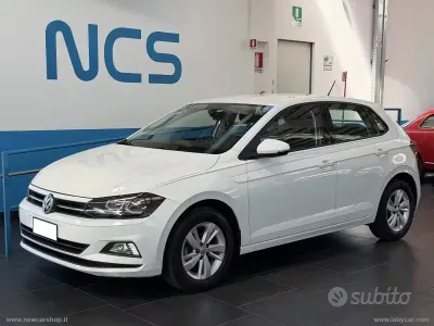 Usata VW Polo Comfortline 95 CV (69 kW) 2018 Bianco Utilitaria